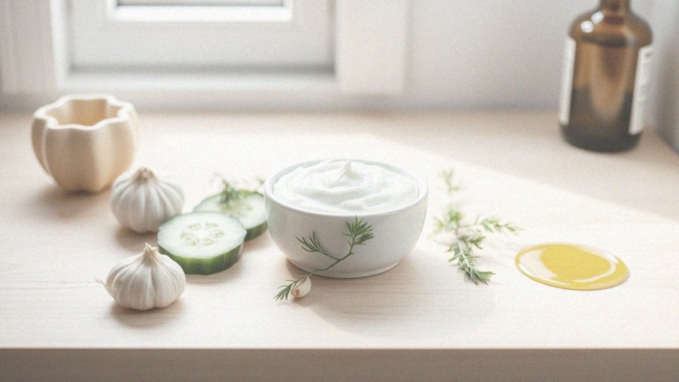 Jakie są różnice między jogurtem greckim a naturalnym w sosie tzatziki?