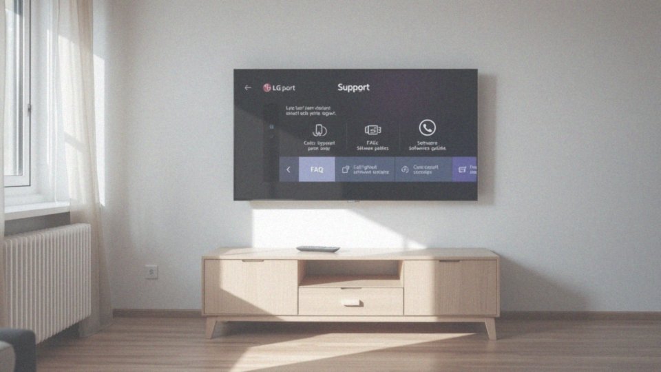 Jakie są możliwości wsparcia produktowego dla telewizora LG?