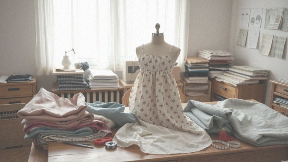 Jakie są różne style sukienek, które można uszyć bez wykroju?
