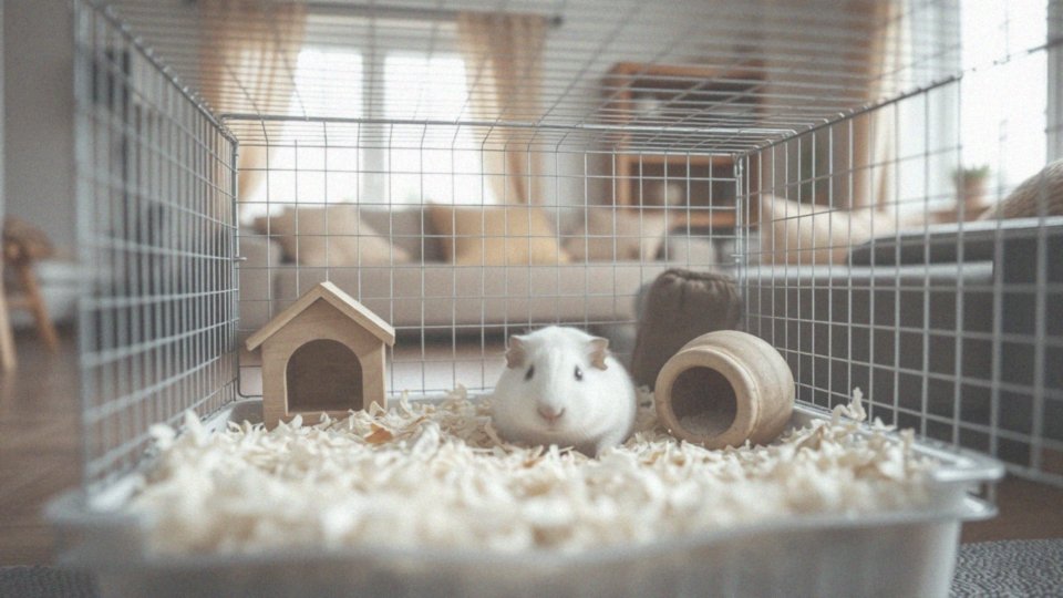 Jakie środowisko sprzyja poczuciu bezpieczeństwa świnki morskiej?