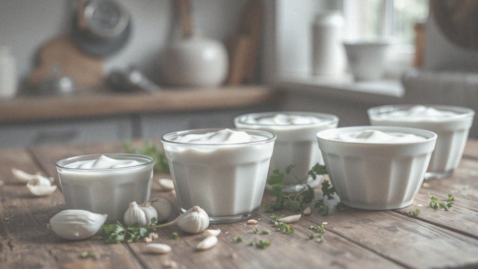 Jakie jogurty są najlepsze do sosu czosnkowego?