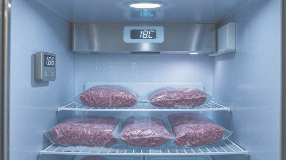 Jak temperatura w zamrażarce wpływa na jakość mięsa?