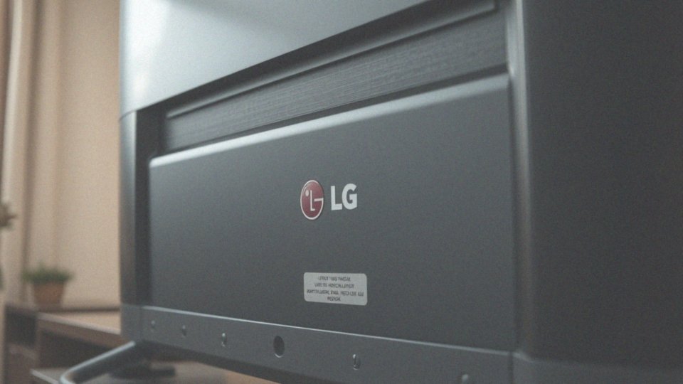 Gdzie znajduje się tabliczka znamionowa telewizora LG?