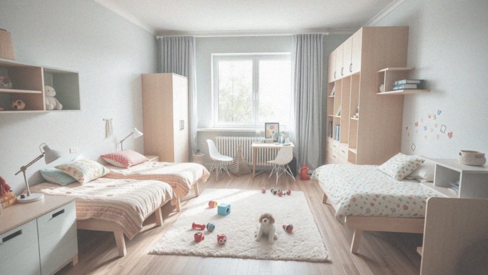 Jakie strefy można stworzyć w pokoju 10m2 dla dziewczynki i chłopca?